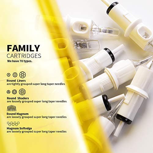 Hawink Tattoo Cartridge Needles with Membrane 20PCS 9 Round Liner for Tattoo Supplies (0.3mm/09RL) Professional Disposable EN05C-20-1009RL — view 4