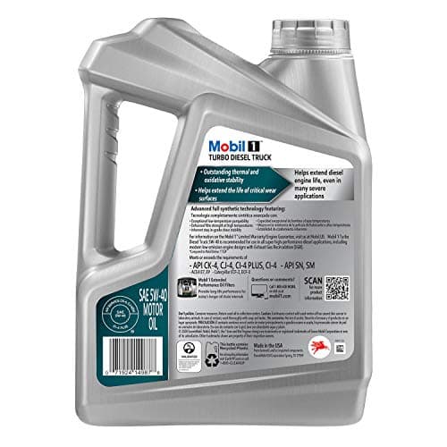 Mobil 1 Turbo Diesel Truck Full Synthetic Motor Oil 5W-40, 1 Gal — view 2