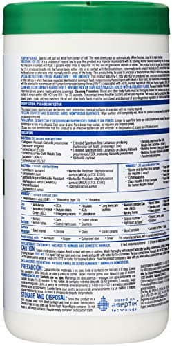 Clorox Healthcare Hydrogen Peroxide Cleaner Disinfectant Wipes, 6.75" x 9", 95 Count (Package May Vary) — view 2