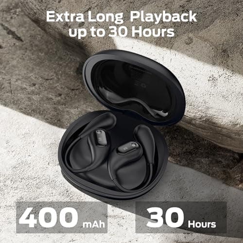 Monster Open Ear AC210 Headphones, Bluetooth 5.4 Earphones Stereo Sound, Wireless Headphones 30 Hours Playback,for Gift,Back — view 3