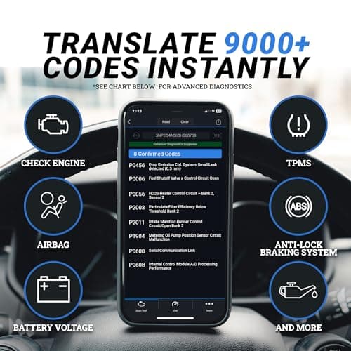 BlueDriver Bluetooth Pro OBDII Scan Tool for iPhone & Android - No Subscription Fee - OBD2 Car Scanner and Code Reader - Diagnose Check Engine, ABS, SRS, Airbag & 7000+ Issues on Vehicles 1996+ — view 5