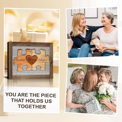 Personalized Custom Mothers Day Canvas Prints Gifts with Your Kid's Names, Mothers Day Gift for Mom Mama Mommy Grandma Wife from Son Daughter Husband Grandson Granddaughter — view 6