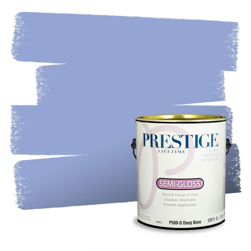 PRESTIGE Paints Interior Paint and Primer In One, 1-Gallon, Semi-Gloss, Comparable Match of Valspar* Dewdrop* — view 416