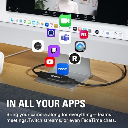 Elgato Cam Link 4K Capture Card for DSLR, Camcorder, Action Cam — view 4