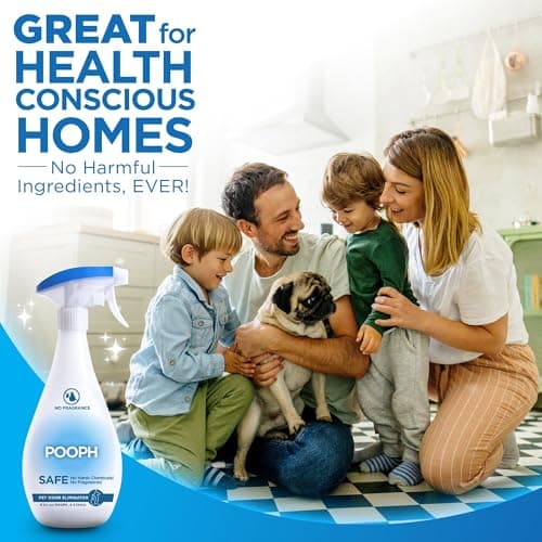 Pooph Pet Odor Eliminator, 16oz Spray - Eliminates Odors at the Molecular Level, Dogs, Cats, Freshener, Eliminator, Urine, Poop, Pee, Deodorizer, Fresh, Clean, Furniture, Potty — view 2