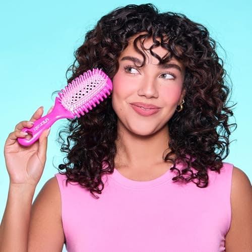 FHI Heat UNbrush Curl Defining Brush — Wavy, Coily, and Curly Hair Brush with DuoFlex Bristles & StyleCurl Handle — for Gentle Detangling & Faster Styling on Wet Hair - Cool Breeze — view 8