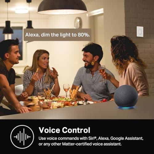 Kasa Smart Single Pole Dimmer Switch by TP-Link (HS220P3)- 2.4GHz Wi-Fi Connection Required, Dimmer Light Switch for LED Lights, Works with Alexa and Google Home, UL Certified, 3-Pack ,white — view 3
