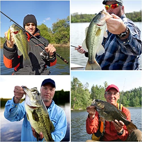 PLUSINNO Fishing Rod and Reel Combos -24 Ton Carbon Fiber Telescopic Fishing Pole - Spinning Reel 12 +1 Shielded Bearings Stainless Steel BB-Free Carrier Bag Case, Travel Saltwater Freshwater Fishing — view 6