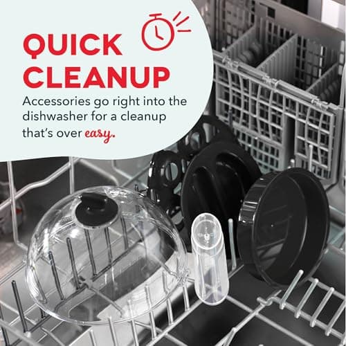 Dash Rapid Egg Cooker - Boiler, Poacher & Steamer - Includes Measuring & Recipe Guide - Dishwasher Safe - BPA Free - Holds 7 Eggs, Black — view 5