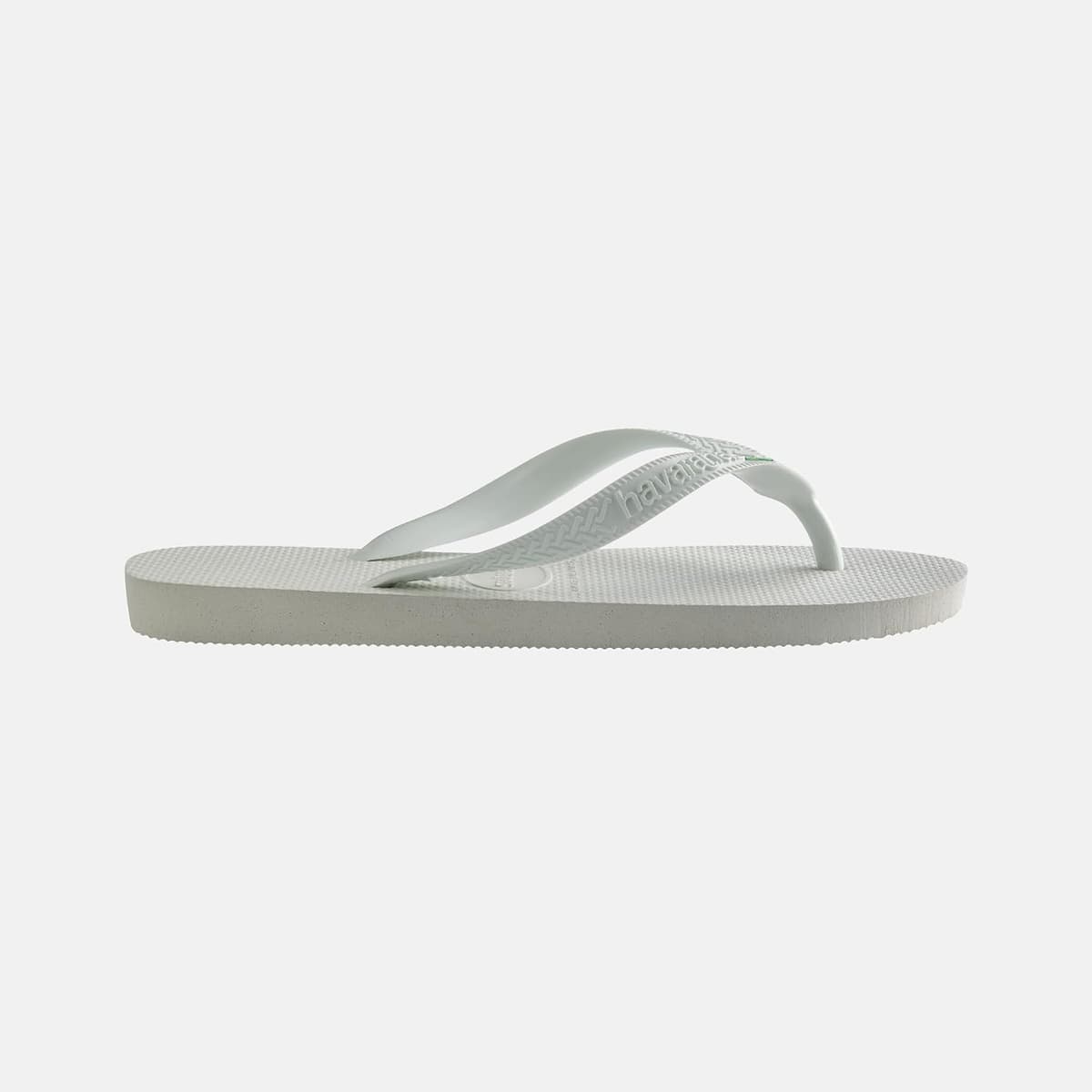 Havaianas - Top Brasil, Chanclas Cómodas, Duraderas y Ligeras, con Suela Antideslizante, Bandera de Brasil en las Tiras, Adultos Unisex 43/44 EU Blanco — view 2