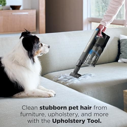 Shark PowerPro Reveal Plus Cordless Vacuum, FloorDetect & Dirt-Reveal Technology, HEPA Filter, Carpet & Hard Floor, Rechargeable, Charcoal, IZ376H — view 6