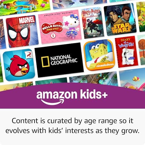 Amazon Fire HD 8 Kids Pro tablet (newest model), ages 6-12. Bright 8" HD screen, includes ad-free content, parental controls, 13-hr battery, slim case for older kids, 32GB, Discovery — view 3
