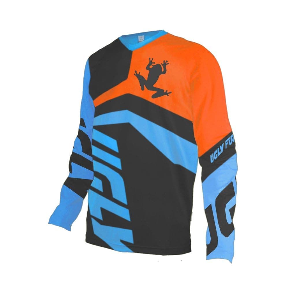 UGLY FROG Downhill Jersey Mens Bike Wear Rage Cycling/Motocross Clothes Mountain Bike Shirt MTB BMX — view 49
