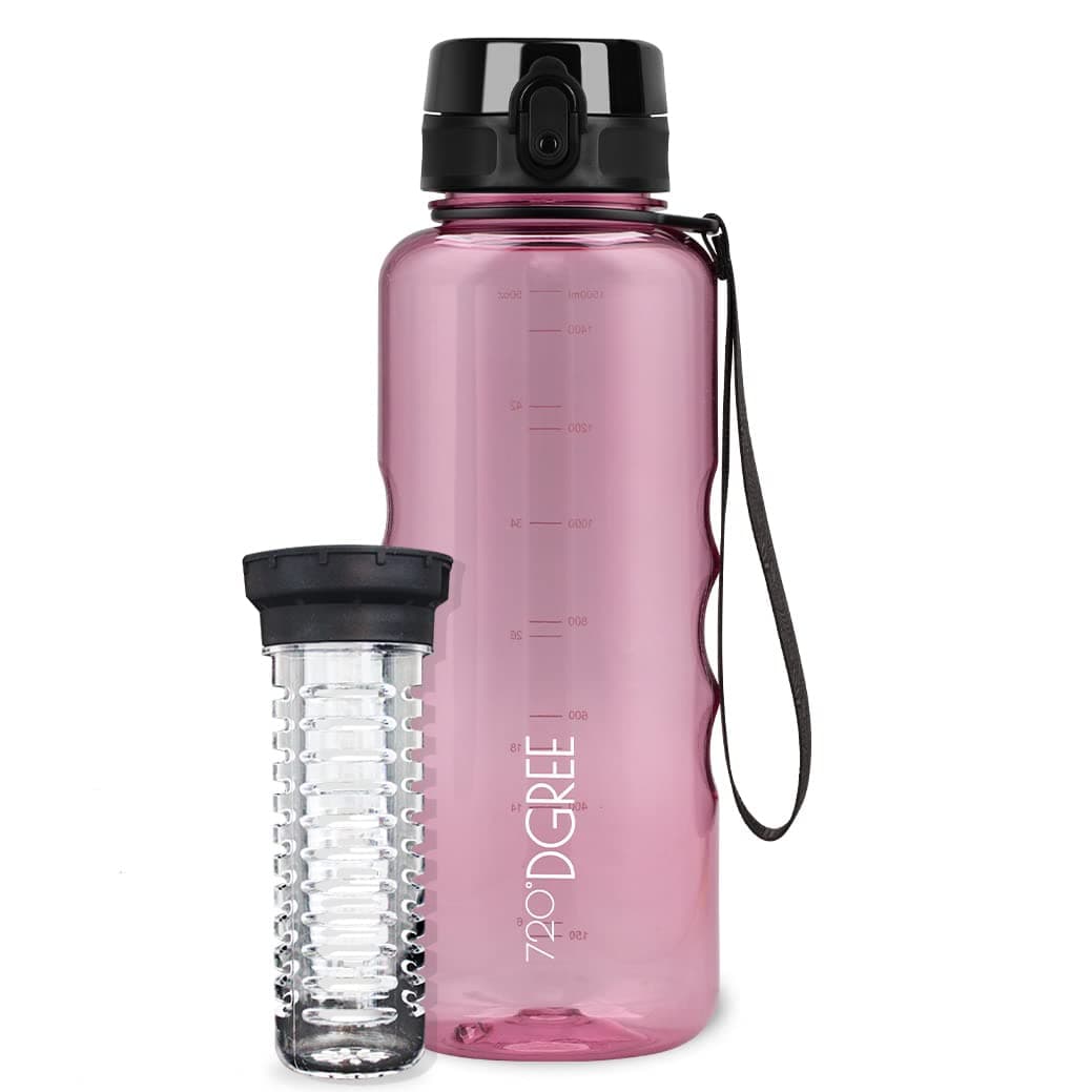 720°DGREE Botella de agua uberBottle – 1,5 litros, 1500ml | Novedosa botella deportiva | Sin BPA | Ideal para niños, fitness, deportes, fútbol, guardería, escuela, pequeños, antigoteo — view 107