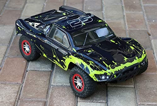 Custom Body Muddy Green Over Black Compatible for 1/10 Slash RC Car Truck Shell Cover fits on All Slash Versions (Truck not Included) — view 4