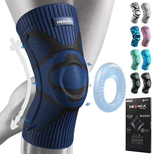 NEENCA Knee Brace for Knee Pain Relief, Medical Knee Support with Patella Pad & Side Stabilizers, Compression Knee Sleeve for Meniscus Tear, ACL, Arthritis, Joint Pain, Runner, Sport