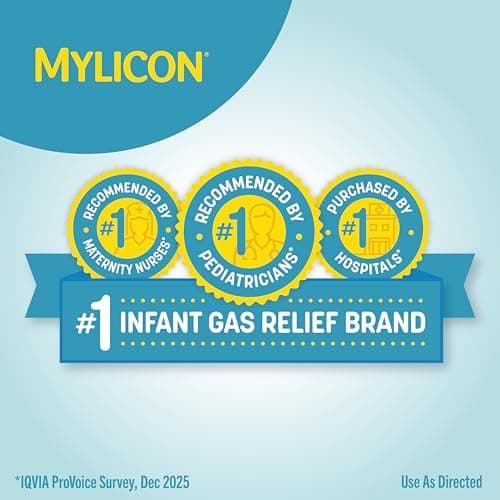 MYLICON Infants Gas Relief Drops for Infants and Babies, Dye Free Formula, 1 Fluid Ounce — view 2