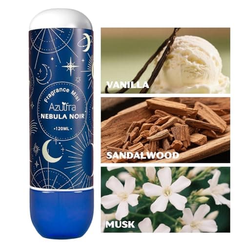 Azulfra Body Spray for Wowen Nebula Noir, Hair & Body Fragrance Mist, Notes of Vanilla, Sandalwood & Musk, 4 fl.oz