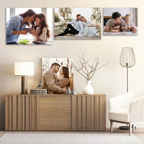 Cara Nonna Ship Next Day Custom Canvas Prints with Your Photos (Framed 11x14) Personalized Picture Gifts Photo Prints Canvas Personalized Wall Art Ideal for Home Decor — view 4