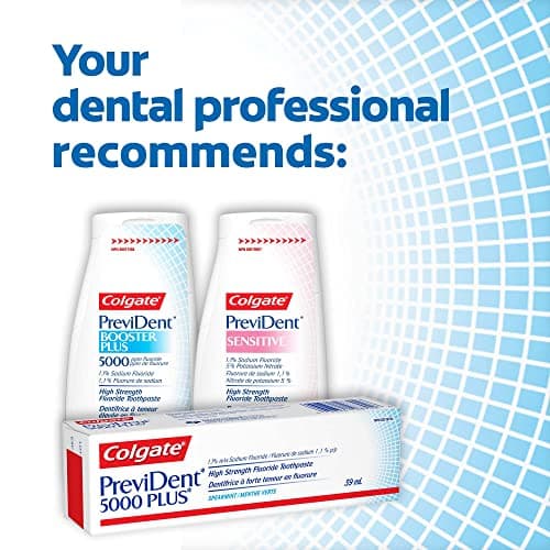 Colgate PreviDent 5000 ppm Booster Plus Toothpaste - Spearmint, 100mL - Fluoride Enamel Protection, Sensitive Teeth Relief, Travel Size - Dentifrice for Daily Oral Care (Package May Vary) — view 10
