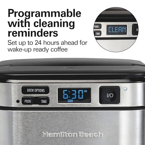Hamilton Beach FrontFill 12 Cup Programmable Drip Coffee Maker — view 2