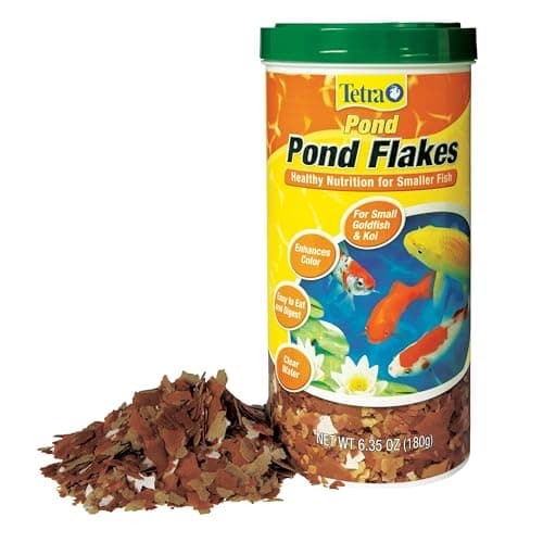 TetraPond Pond Flakes, Complete Nutrition for Smaller Pond Fish, Fish Food for Goldfish and Koi Fish, 6.35 Ounces — view 3