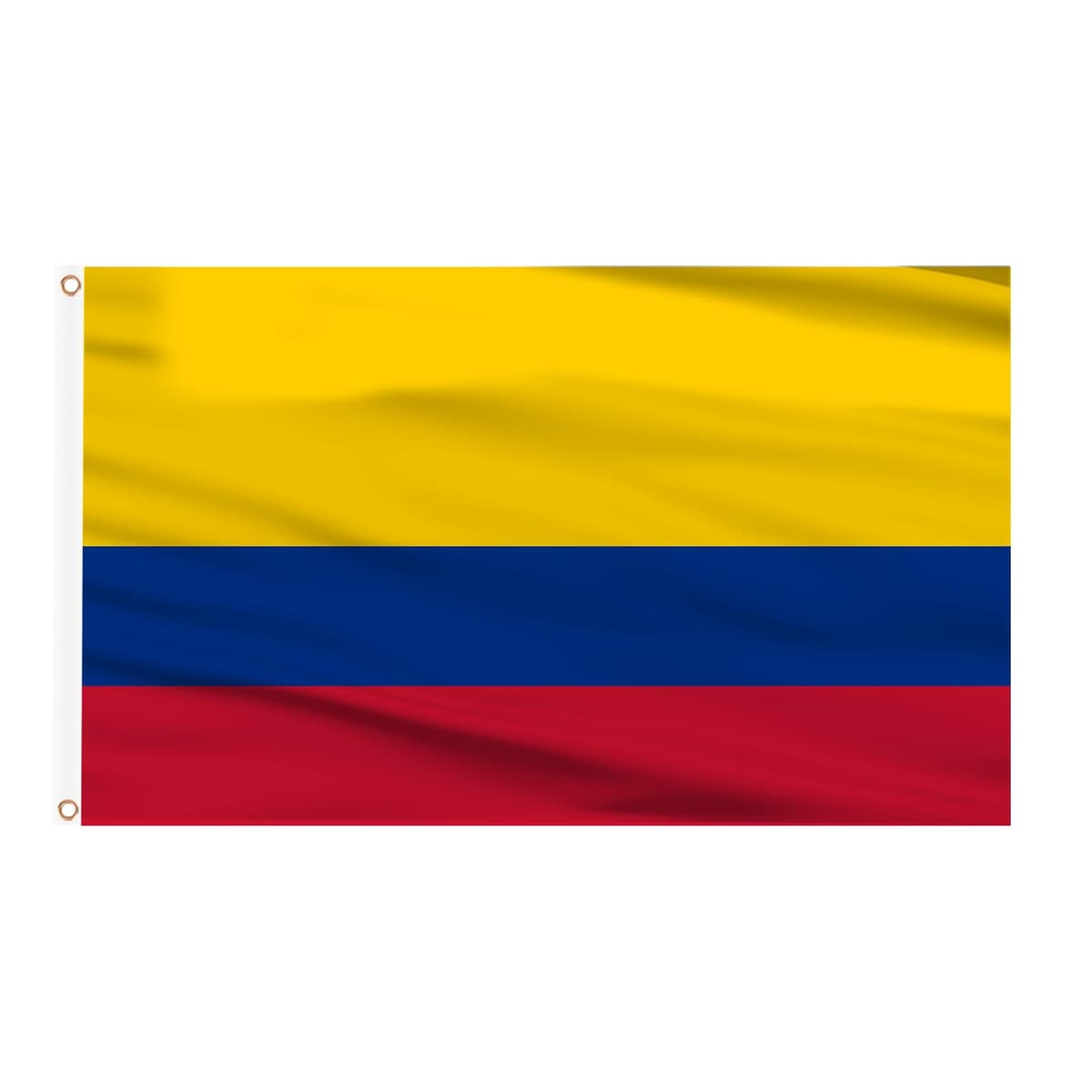 AhfuLife Bandera de España 90cm x 150cm, 2 Piezas Bandera Española con Agujeros de Latón en Ambos Lados, para Decoraciones de Fiestas, la Copa del Mundo, Día Nacional, Jardín, Calle — view 13