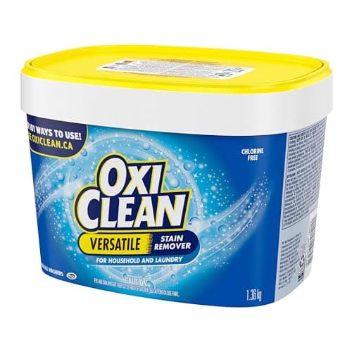 OxiClean All-Purpose Stain Remover Powder for Household, Laundry, Carpet, and Upholstery - Colour Safe, Chlorine Bleach Free, 1.36 kg — view 9