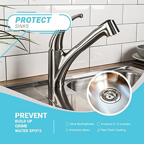 Lifeproof Ceramic Coating Spray Kit - Shine, Seal & Protect Kitchen & Bath Surfaces, Repels Stains & Grime — view 5