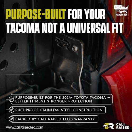 Cali Raised LED Tailgate Theft Protector, Made in USA, for 2024+ Tacoma — view 6