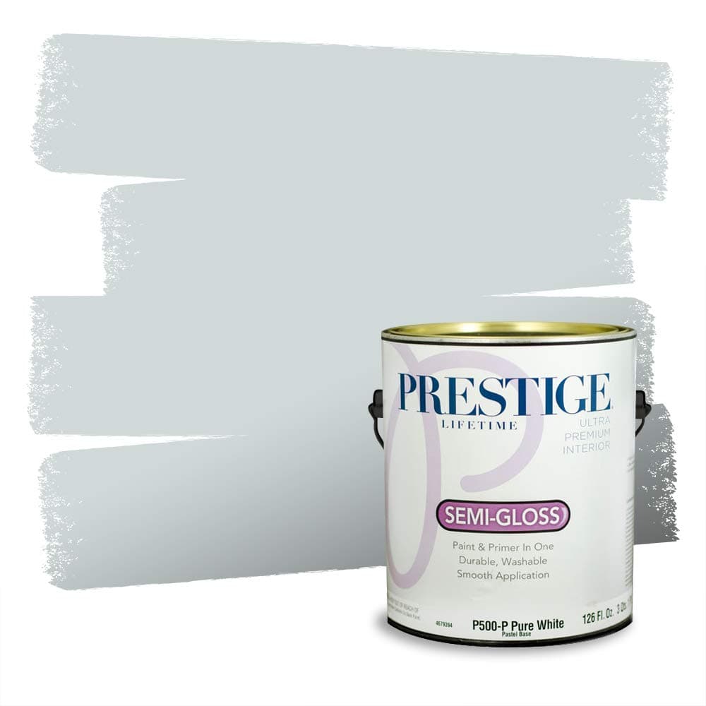 PRESTIGE Paints Interior Paint and Primer In One, 1-Gallon, Semi-Gloss, Comparable Match of Valspar* Dewdrop* — view 1513
