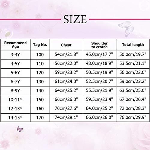 BAOHULU Gymnastics Leotards for Girls Kids Sparkle Tank Biketards with Shorts Dance Outfit, Rainbow Butterfly, 6-7 Years — view 5