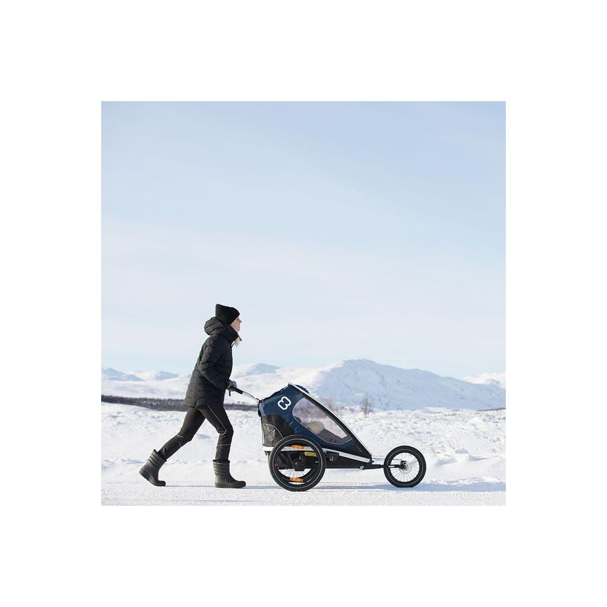 Hamax Outback Adjustable Jogger Kit, Black — view 3