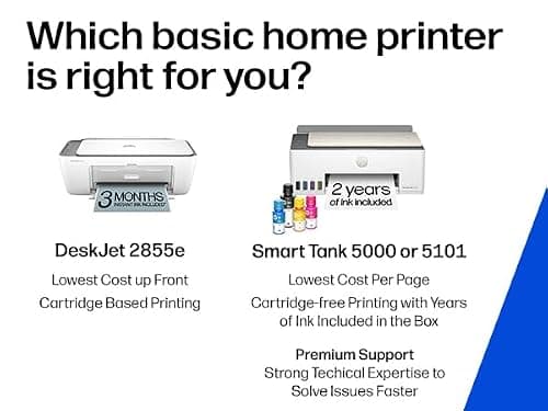 HP DeskJet 2855e Wireless All-in-One Printer, Scanner, Copier — view 2