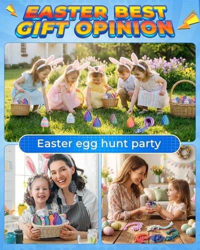Rapean 8" 3D Printed Dragon Eggs, Easter Basket Stuffers for Kids and Teens, Articulated Dragon Toys for Children, Unique Easter Gifts for Boys & Girls (4Pack) — view 4