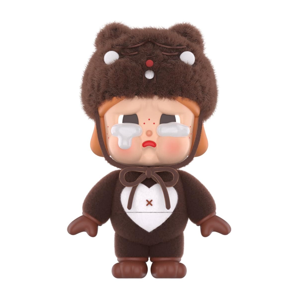 POP MART Crybaby Crying Again Series-Vinyl Face Plush de Acción Popular Figura Coleccionable y Adorable Juguete Artístico Regalo Creativo 1PC