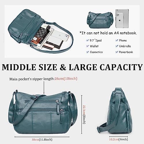 VOLGANIK ROCK Purses for Women Soft PU Leather Shoulder Bag Ladies Crossbody Purse and handbags Lightweight Pocketbook — view 4