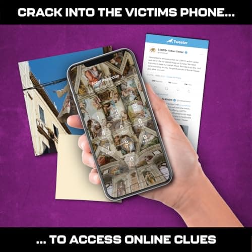 Lucky Egg MMC Death in the Vatican– Thrilling Murder Mystery Games for Adults Behind Vatican Walls – 40 Evidence Pieces, 150 Min Gameplay (3/5 Difficulty) – Cold Case Files Game for 1-10 Players — view 3