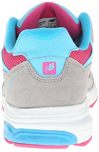 New Balance Kid's 990 V3 Lace-Up Sneaker, Silver/Blue, 6 M US Big Kid (8-12 Years) — view 2