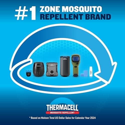 Thermacell E-ZoneGuard Patio Max Rechargeable Mosquito Repeller with 20-Foot Zone of Scientifically Proven Outdoor Protection; 12-Hr Battery; 36-Hr Refill; Bug Spray Alternative; Fast Charging Dock — view 7