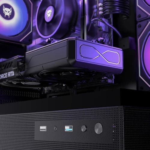 BEASTCOM Q5 Pro Gaming PC | AMD Ryzen 5 4500 6X 3,60GHz 12 Threads | RTX 5050 8GB | 16GB RAM | 1TB NVMe SSD | HDMI | WiFi 5 — view 4