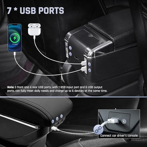 Car Armrest Storage Box for Hyundai Venue 2021-2026 Accessories — view 3