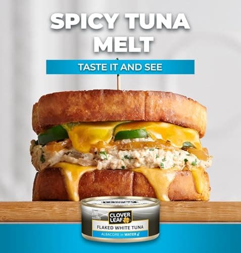Clover Leaf Flaked White Albacore Canned Tuna in Water - 170g, 24 Count - Excellent Source of Protein, 14g per 55g Serving Drained - 100% Wild-Caught and Traceable — view 3