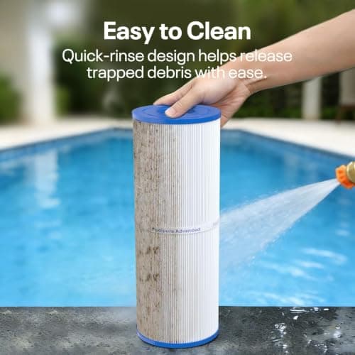 POOLPURE PLFPRB25-IN Hot Tub Filter Replace Unicel C-4326, Guardian 413-106, Filbur FC-2375, FC-2370, 3005845, 17-2327, 100586, 33521, 25392, 817-2500, 5X13 Drop in Spa Filter 2 Pack — view 6