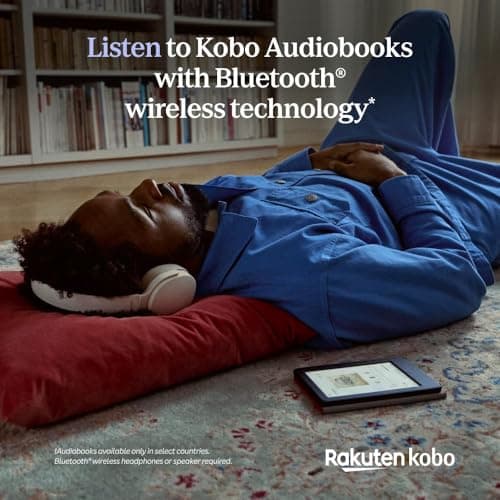 Kobo Clara Colour | Colour eReader | 6” Glare-Free Colour E Ink Kaleido 3 Display | Dark Mode Option | Waterproof | Audiobooks | 16GB of Storage (Black) — view 7