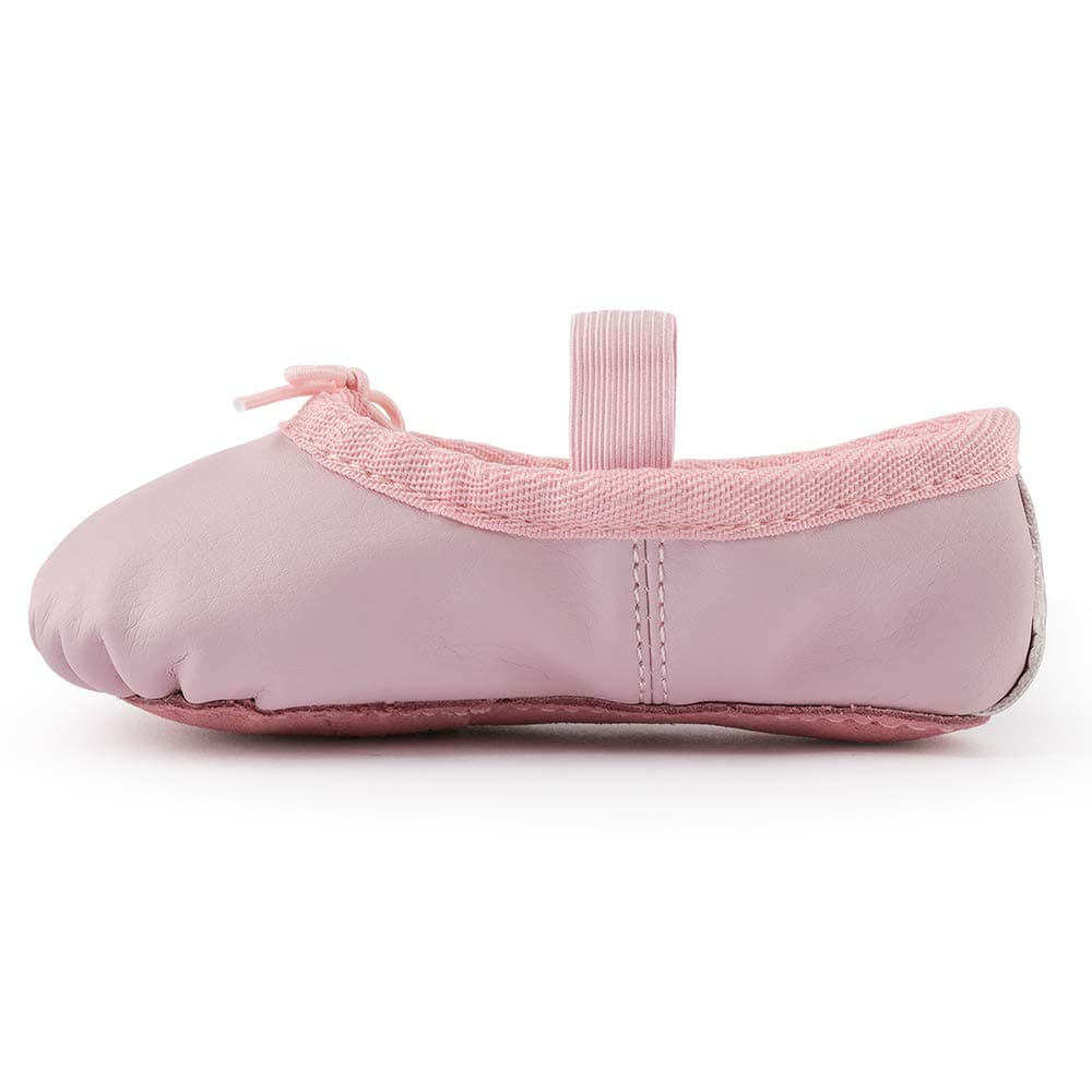 Bezioner Ballet Shoes Leather Ballet Flats Full Sole Dance Slippers for Girls Toddlers Women — view 4