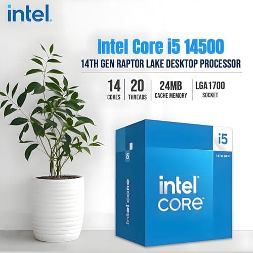 Dell OptiPlex Tower Desktop Computer, 14th Gen Intel 14-Core i5-14500 (Up to 5.0GHz), 8GB DDR5 RAM, 512GB PCIe SSD, Windows 11 Pro Business PC, HDMI, DisplayPort, Type-C, A-tec USB WiFi & Bluetooth — view 2