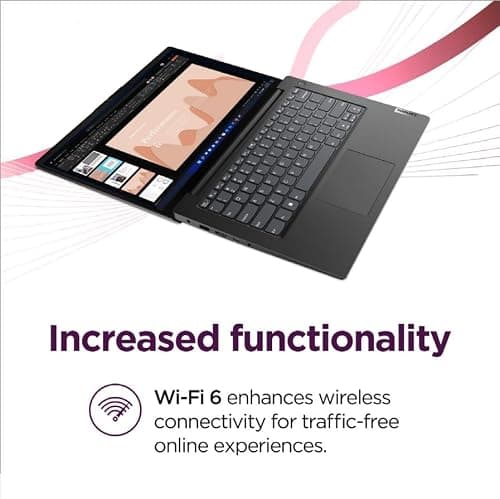 Lenovo V14 G5 Hybrid Work Laptop - 14" FHD Display - Core 7-240H - 16GB Memory - 512GB Storage - Integrated UHD Graphics - Windows 11 Home - Business Black — view 5