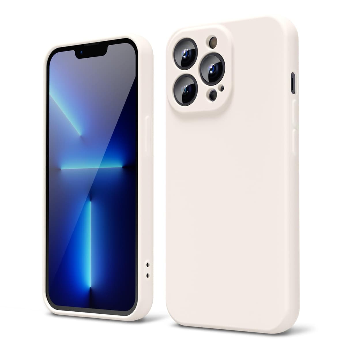 oakxco for iPhone 17 Pro Max Phone Case Liquid Silicone, Cute Thin Slim Grip Soft Rubber Gel for Women Men, Smooth Matte TPU Plain Solid Color Girly Simple Case with Camera Cover, Light Pink — view 848