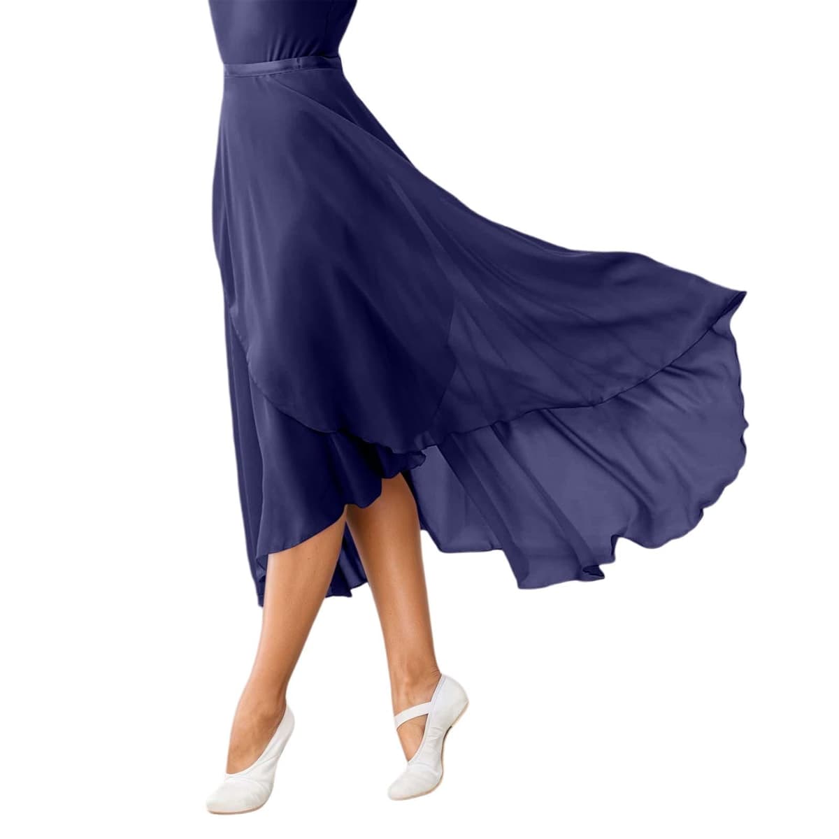 2026 Falda envolvente de ballet para mujer Faldas largas transparentes de baile — view 10